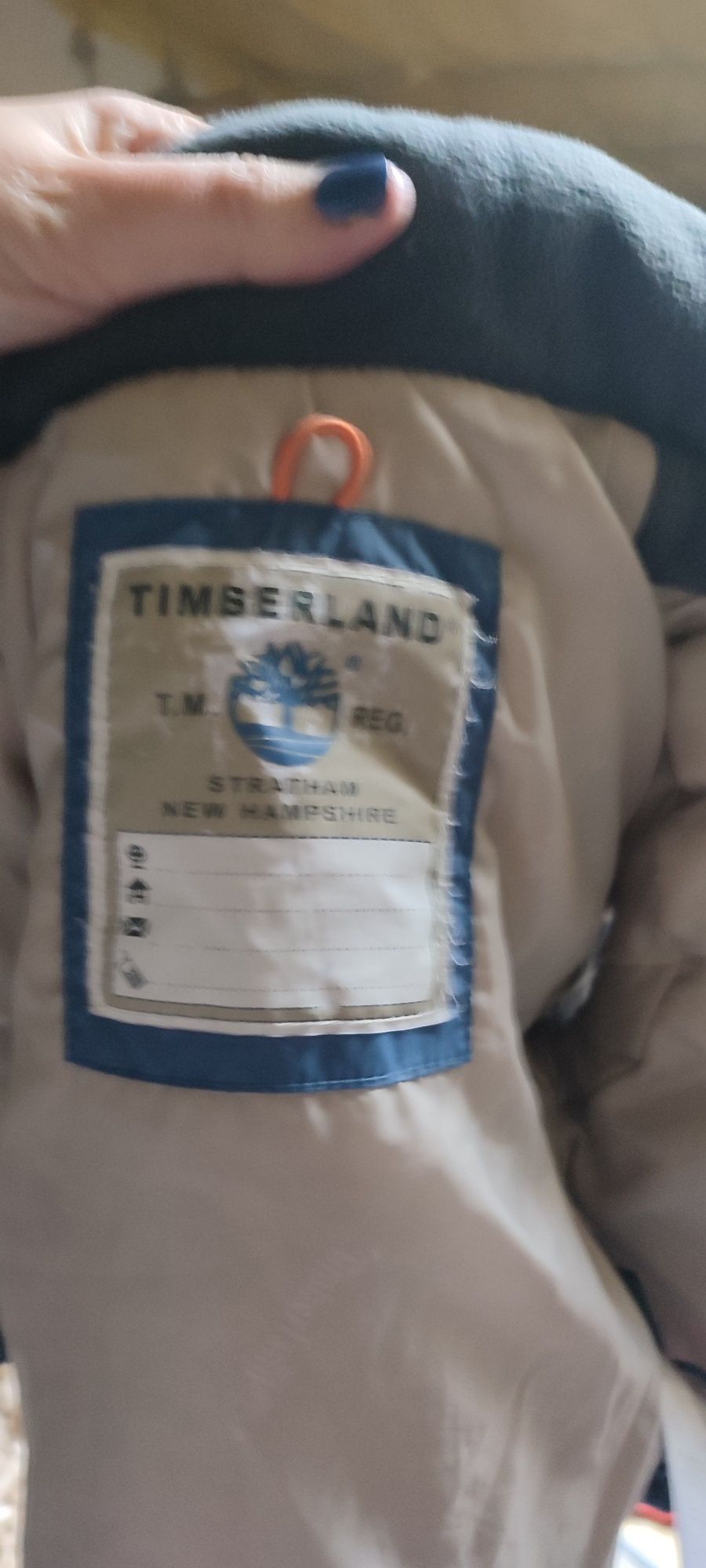 Kurtka zimowa puchowa z kapturem Timberland