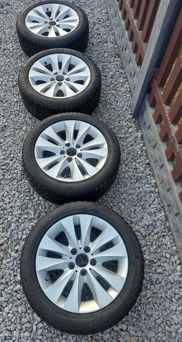 BBS Germany - Felgi 17" - Oryginalne BMW 5x120 - Opony zimowe.