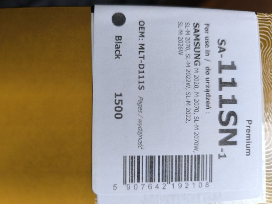 Toner do Samsunga z serii M zamiennik