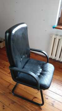 Fotel skórzany do biura sprzedam