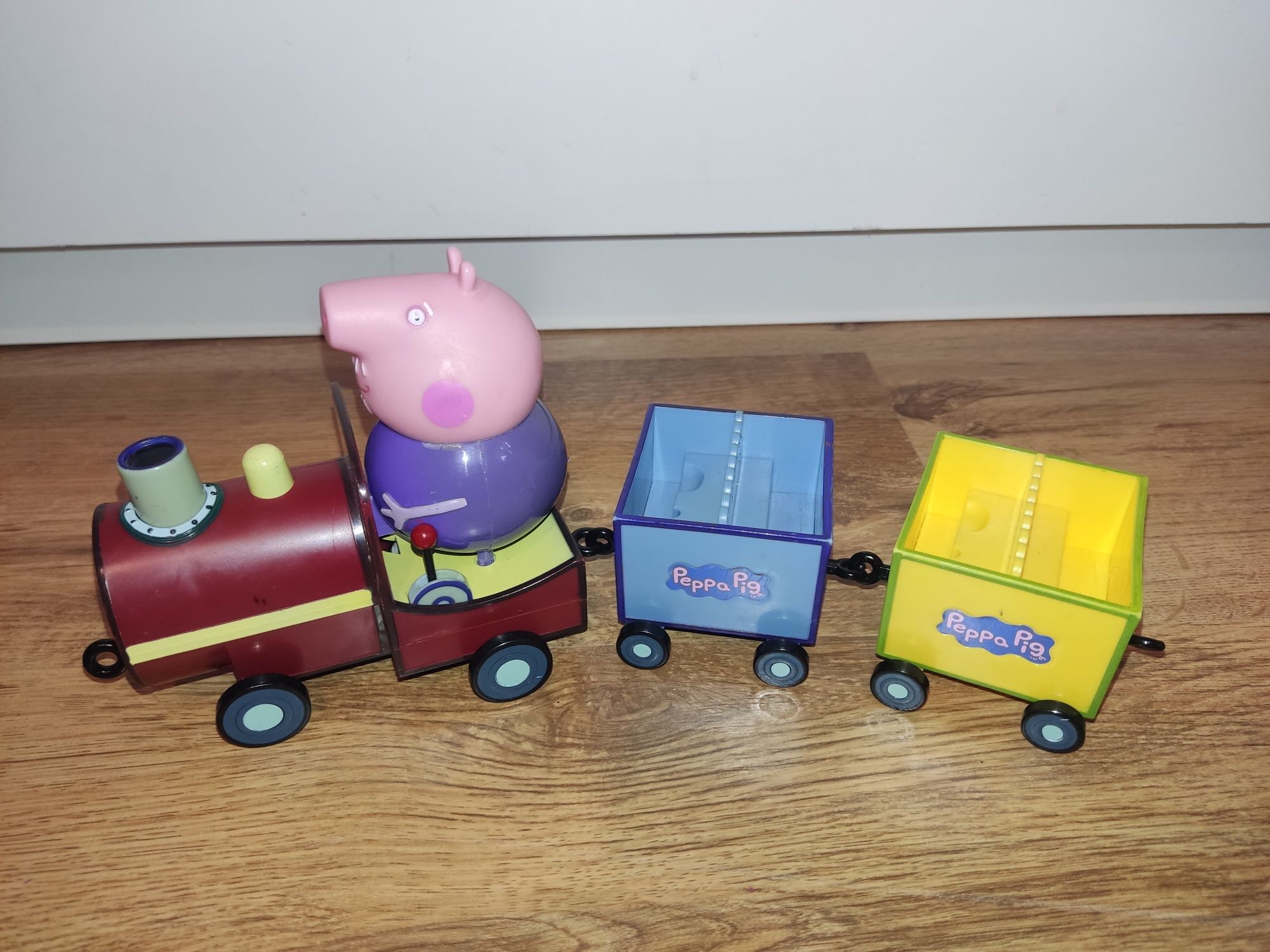 Pociąg dziadka świnki świnka Peppa pig