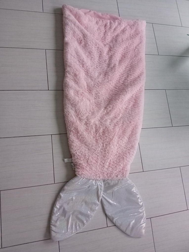 spiworek koc z poduszką dla przedszkolaków syrenka syrena z HOME & YOU