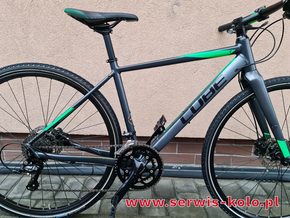 Rower męski crossowy CUBE koła 28 SHIMANO SORA aluminium rabat WYSYŁKA