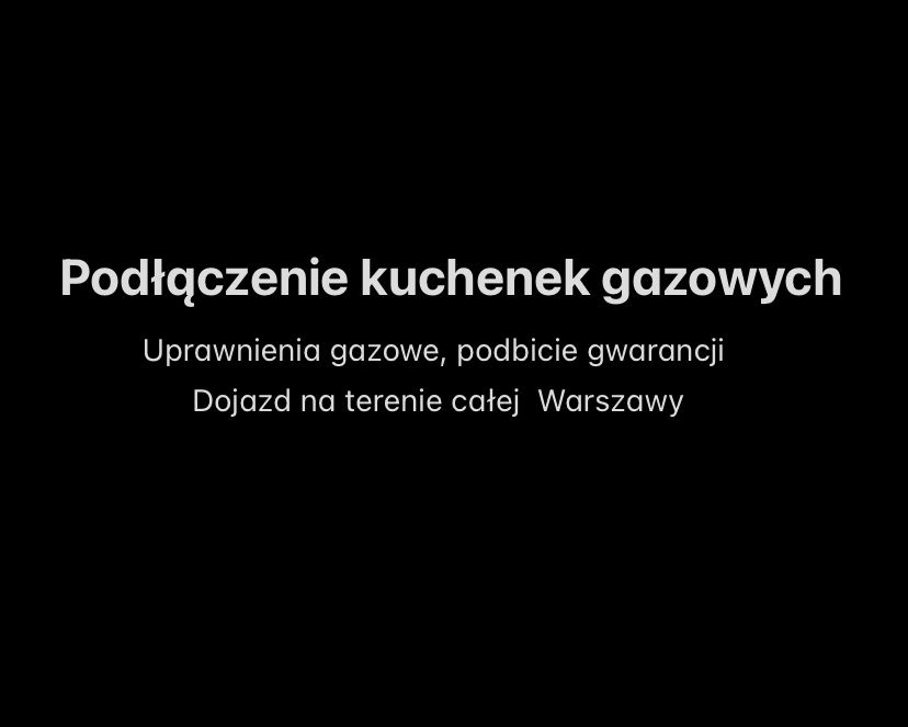Gazownik z uprawnieniami cała Warszawa