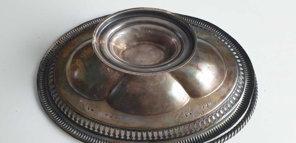 Starocie z Gdyni - Stare naczynia platerowane - owocarka