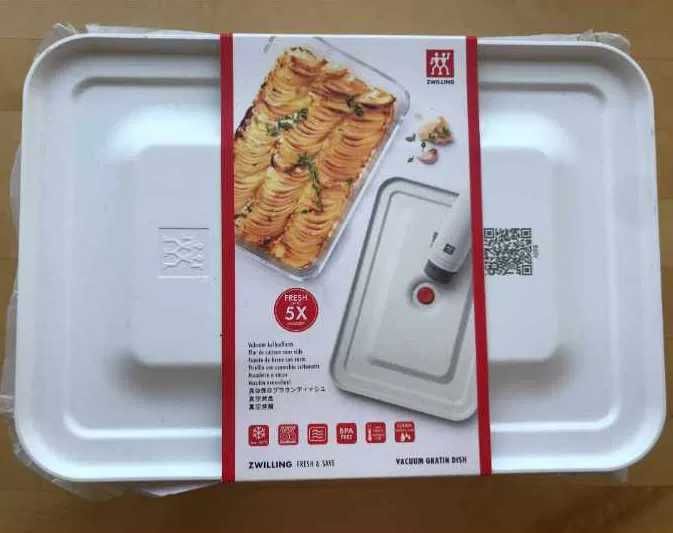 Travessa Vidro 2,8L "Zwilling" c/ Tampa Vácuo (Selada/Estrear)