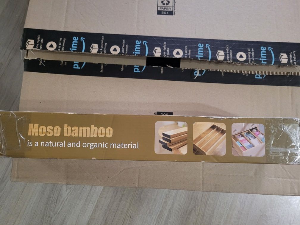 Бамбуковые перегородки для ящиков, упаковка из 6 штук