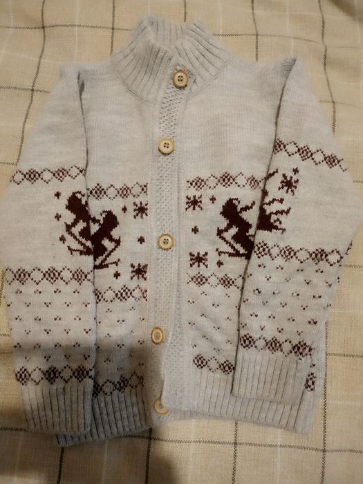 Сведрик на гудзики.Теплий кардиган.Для хлопчика