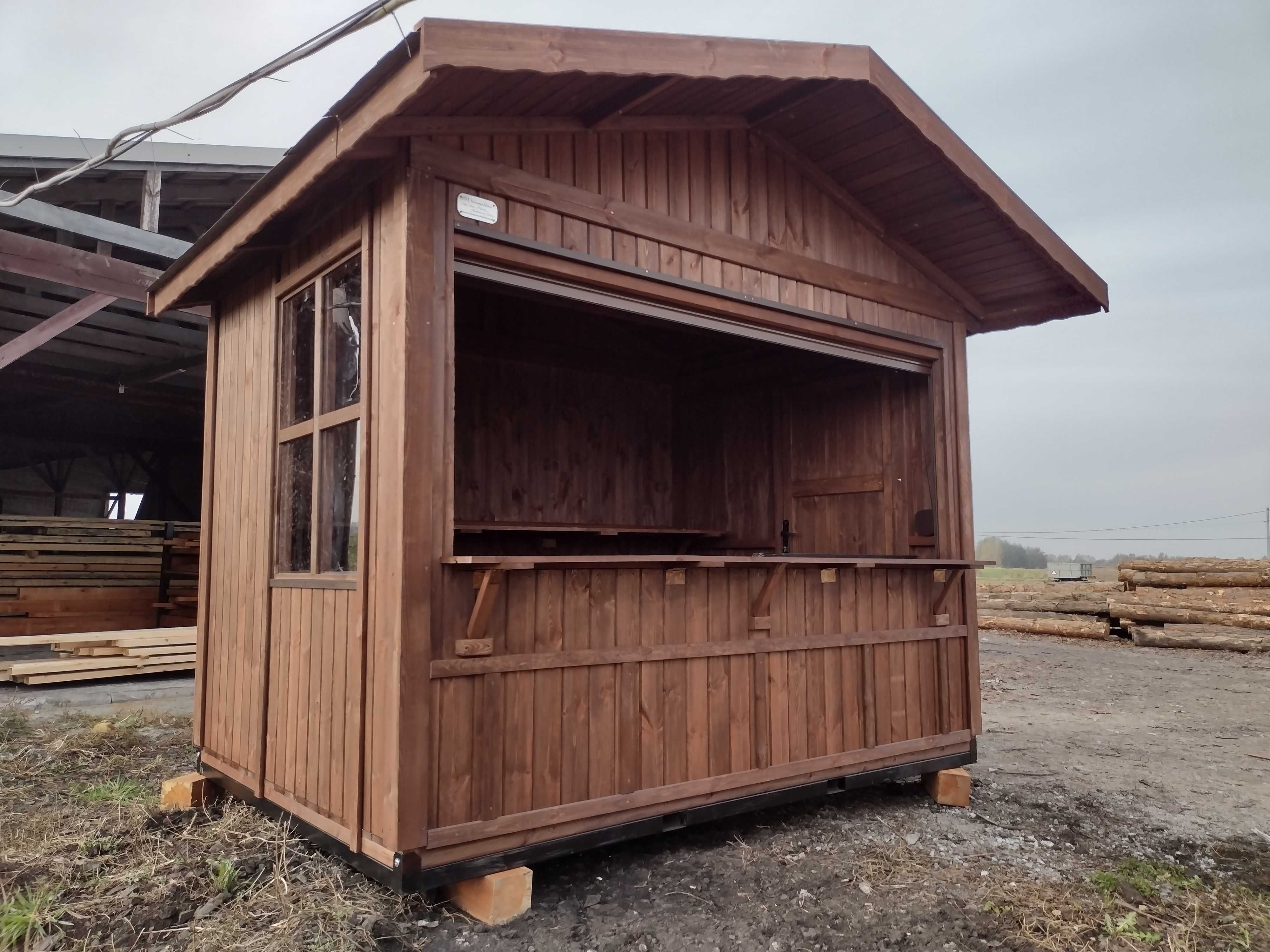 domek handlowy kiosk stragan stalowa rama mobilny