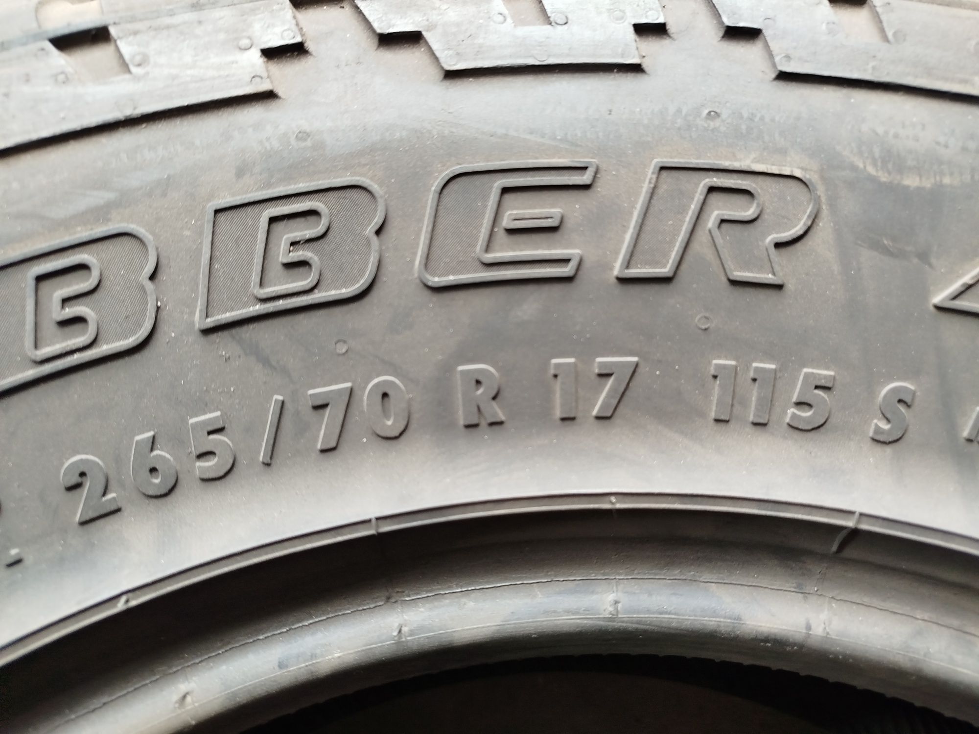 Opony terenowe General 265/70R17