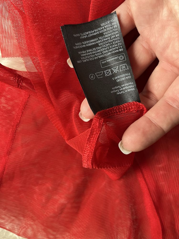 Пляжна блуза H&M туніка прозора блуза на пляж s
