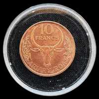 Moeda de 10 Francos - 1996 - Madagascar