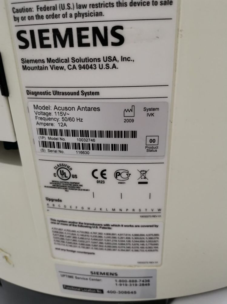 УЗД апарат Siemens Acuson Antares Premium