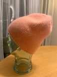 Czapka morelowa 40% angora NOWA