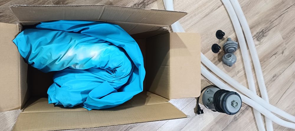 Sprzedam używany basen rozporowy Bestway Fast Set 3,05 x 76