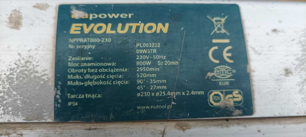 Przecinarka do glazury