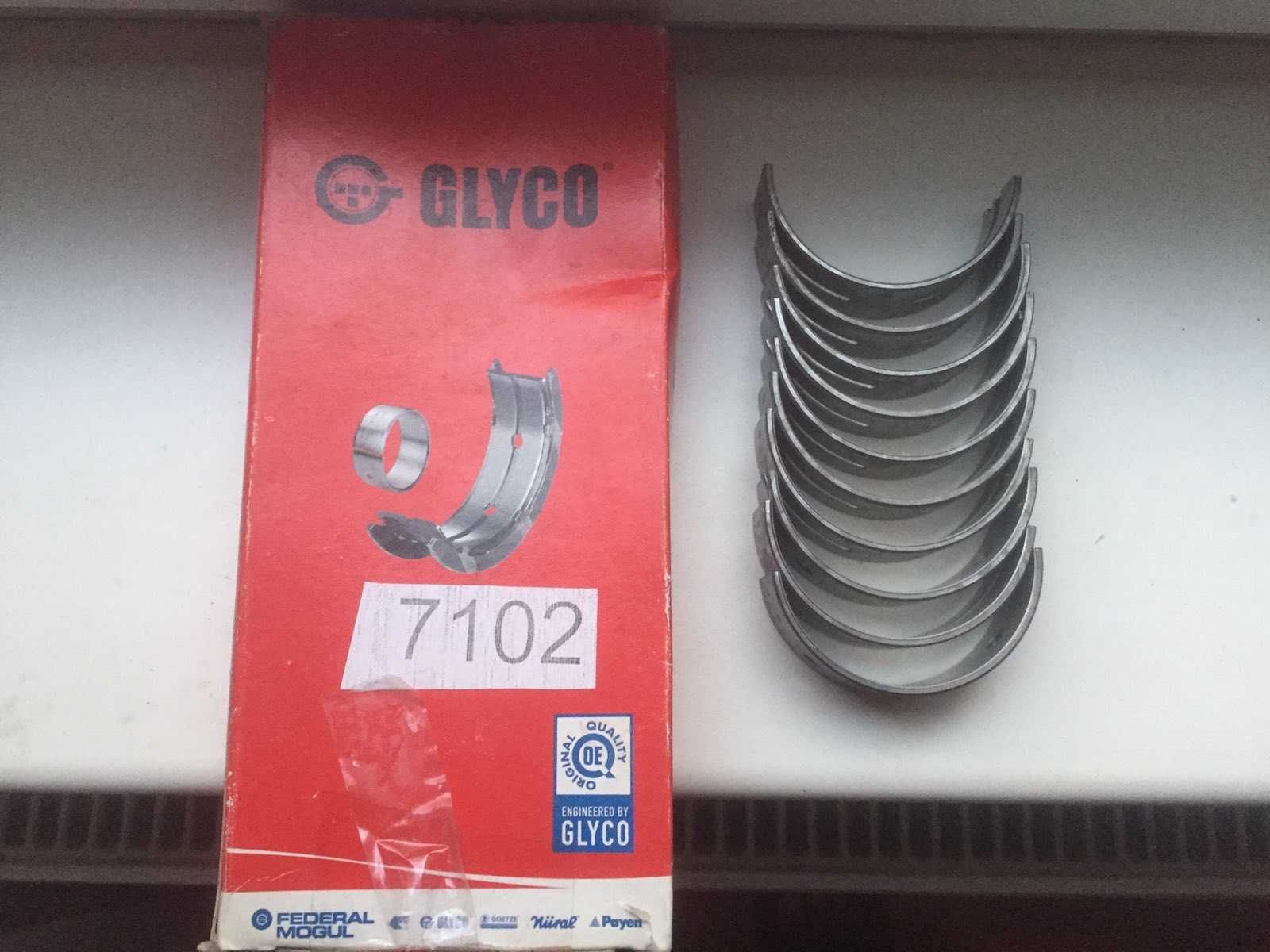 Вкладыши коренные Glyco H1096/5 0.25 mm 147/156. ALFA/FIAT/LANC/OPEL