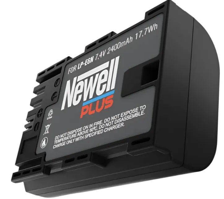 Батарея Newell LP-E6N Plus (LP-E6N+) для Canon R, R6, R6II, R5,R5II.
