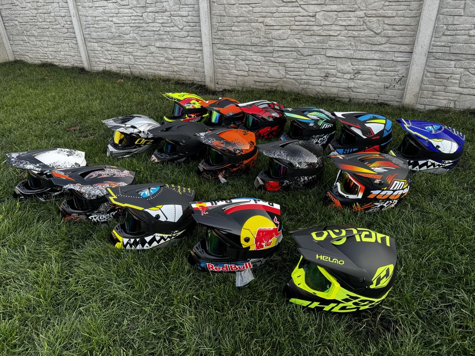 Мото шлем эндуро кроссовый