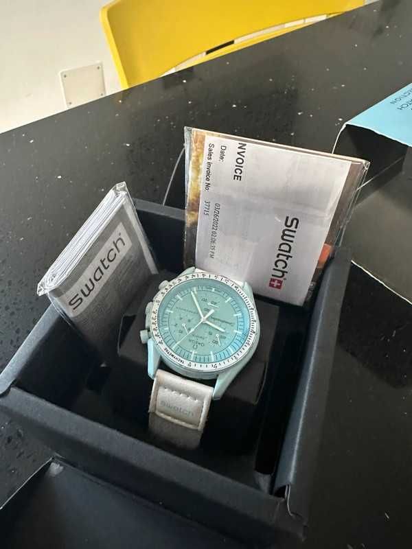 Omega x Swatch Uranus SO33L100 Gazowy Gigant