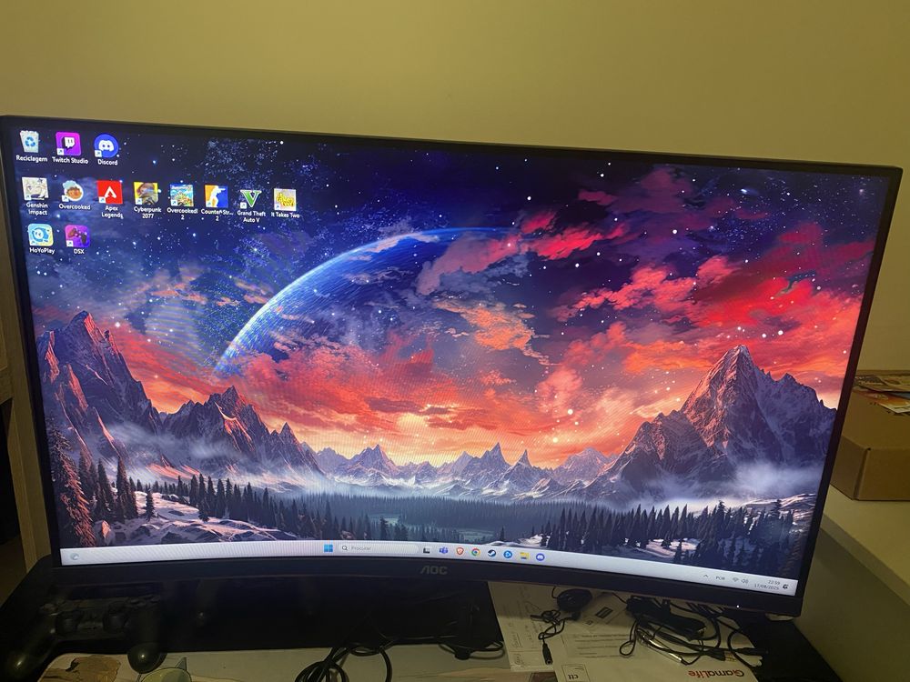 Setup Gaming Completo e de ultima geração/NEGOCIÁVEL