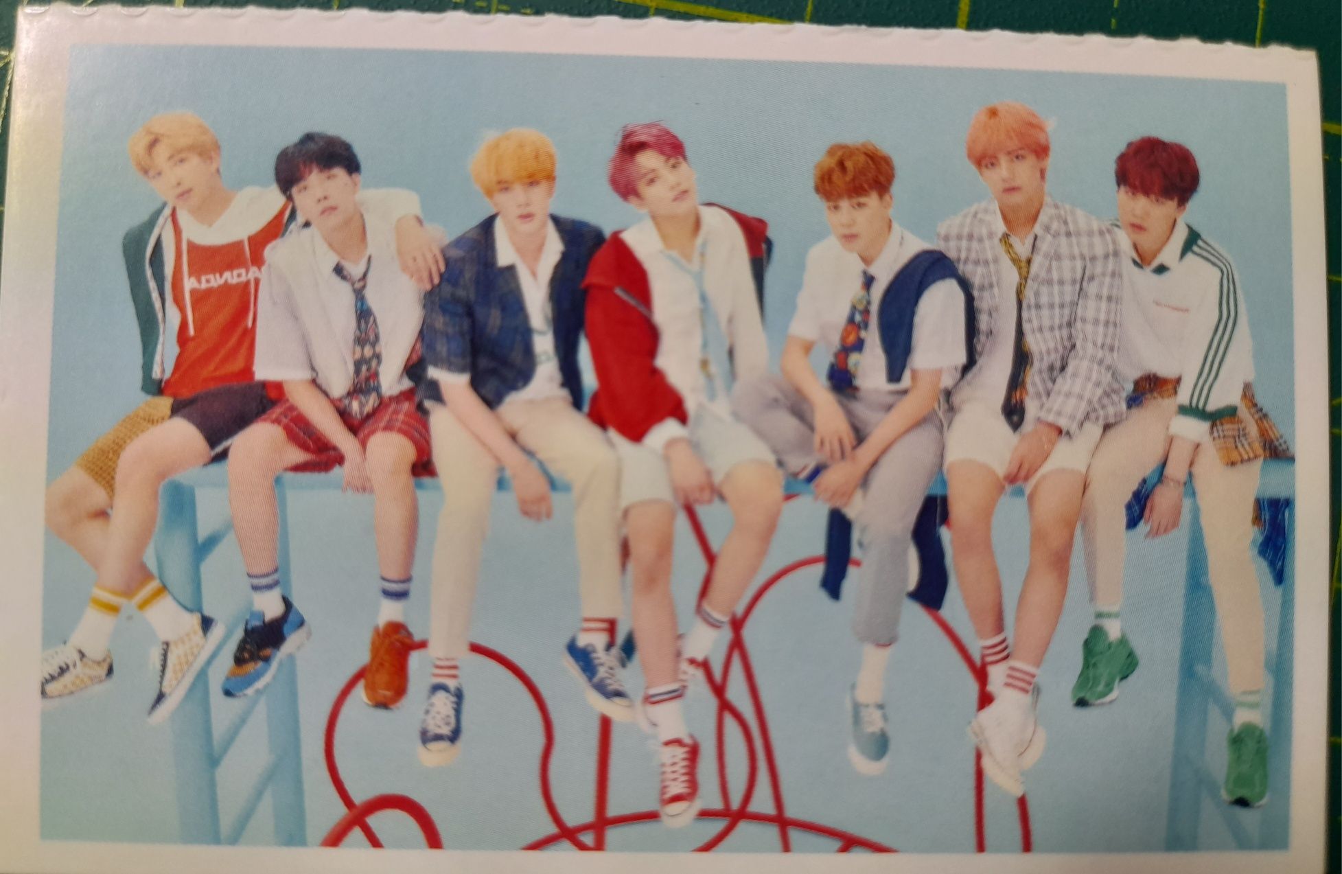 Post card BTS. Пост карти БТС