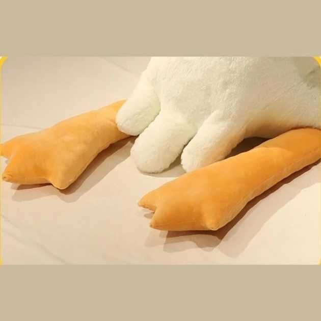 Гусь обіймусь плюшевий м'який, іграшка антістрес 90, 130, 150см.
