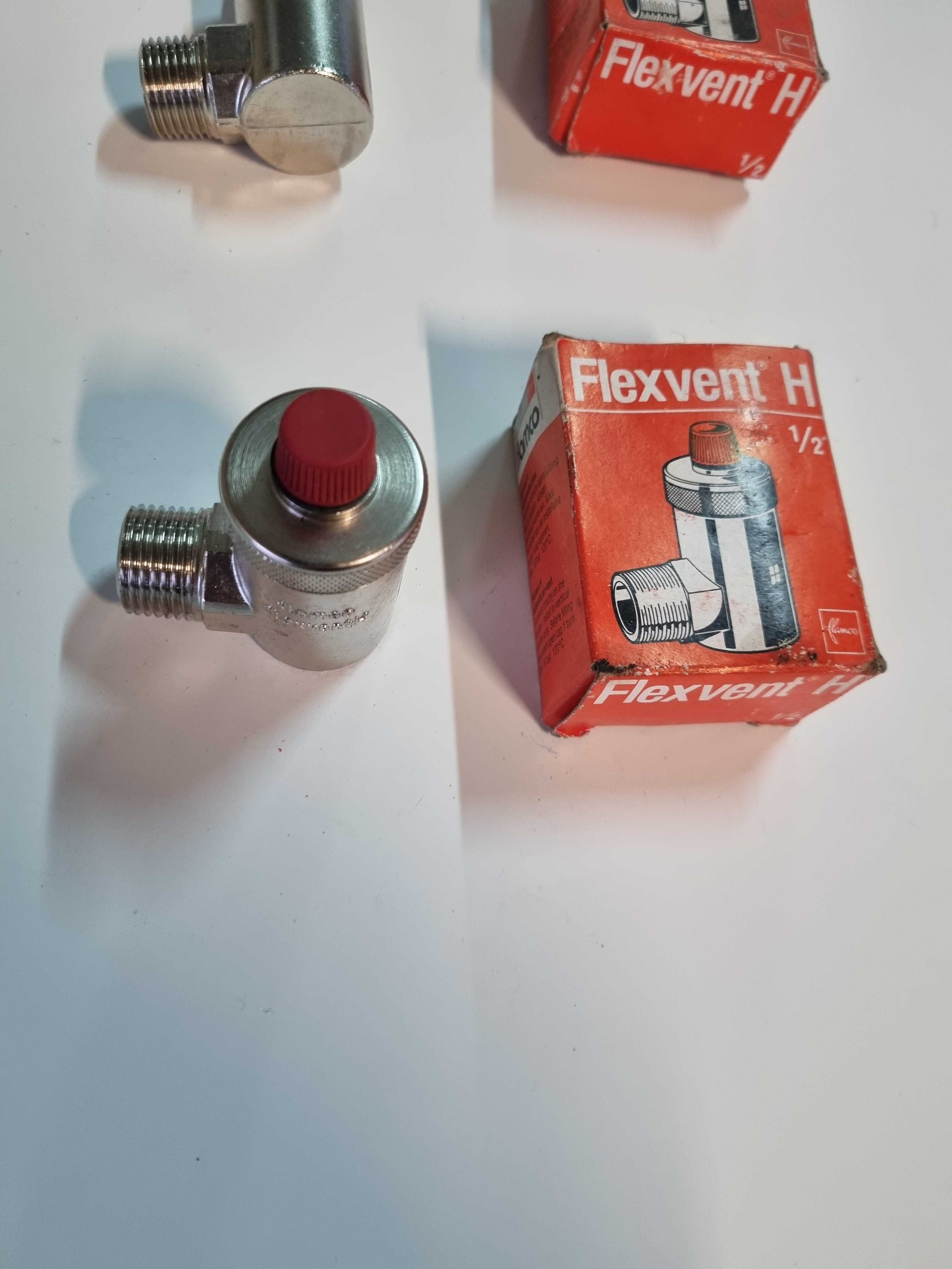 Odpowietrznik Flexvent H 1/2" Kątowy, Nikiel
