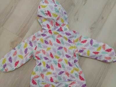 ветровка,дождевик в яркий принт , бабочки name it 12-18-24 мес