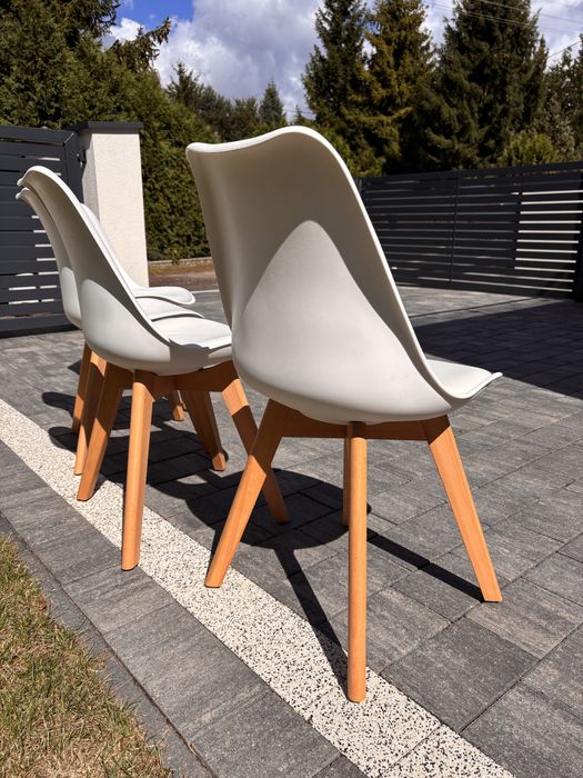 Zestaw stół + krzesła styl skandynawski