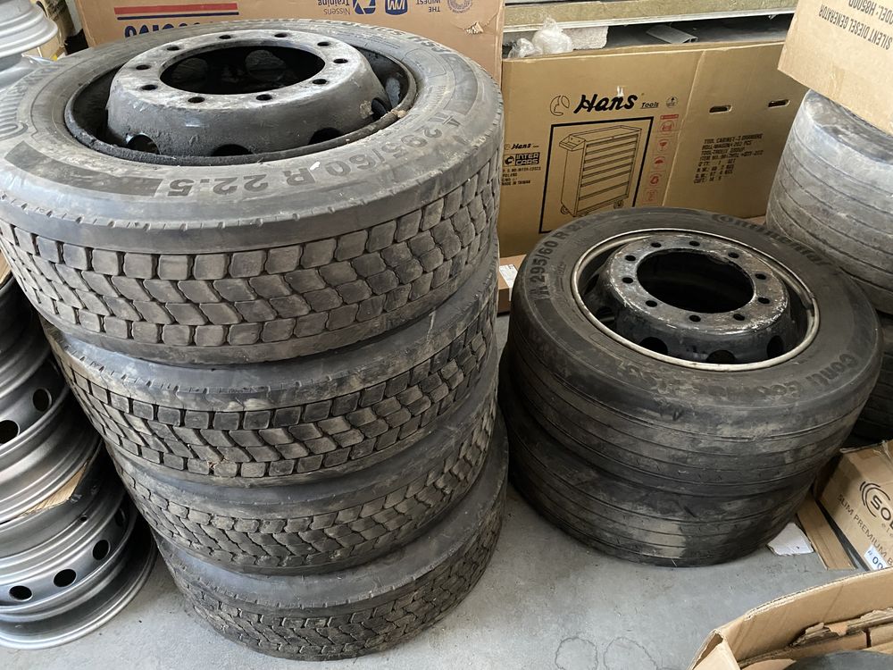 Колеса R22,5x9.00 MAN Volvo Scania Renault Daf