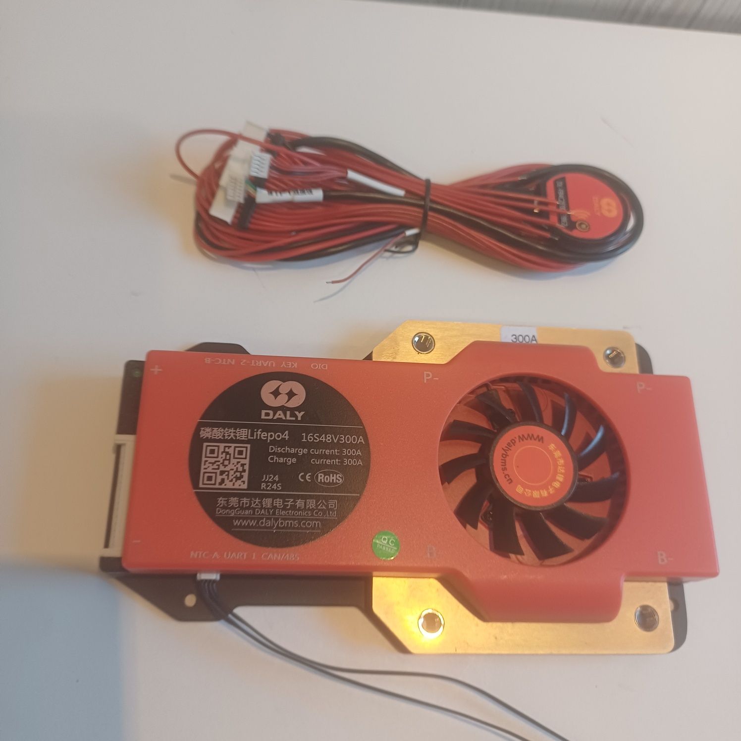 BMS smart плата DaLy LiFePO4 48V 16S 300A симетрія з Bluetooth