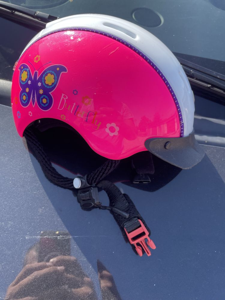 Kask dziecko dziecinny ochronny rowerowy konny jezdziectwo casco
