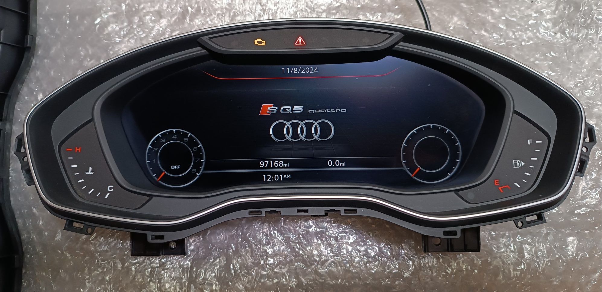 Audi virtual cockpit Q5 SQ5 разные пробеги! приборная панель приборка