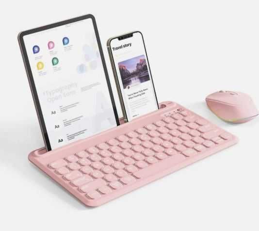 klawiatura bezprzewodowa podświetlana do Ipad, telefonu - 7 kolorów