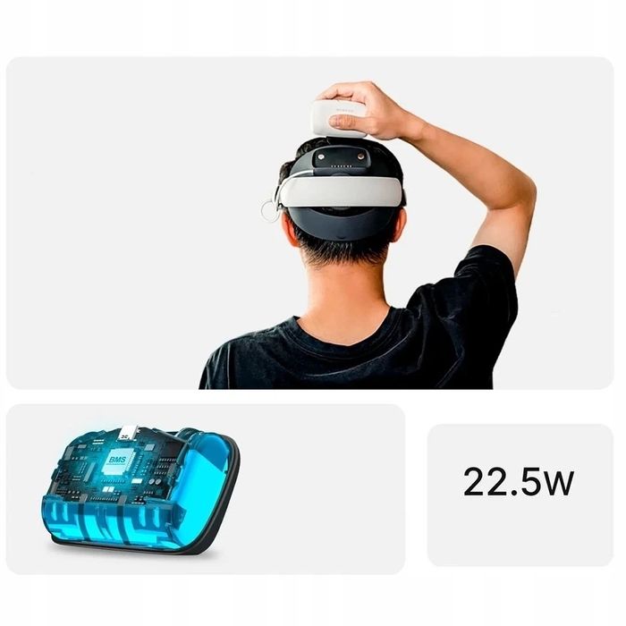 Кріплення BoboVR E3 Pro для Meta Quest 3/3S з акумулятором 10000 mAh