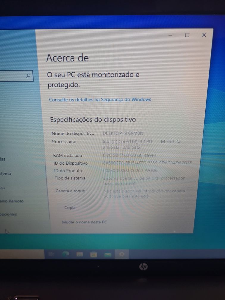 HP Dv6-3330el (Processador I3, 8gb Ram, SSD, Radeon)