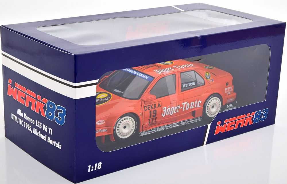 1:18 Werk83 Alfa Romeo 155 V6 TI #19 Jäger-Tonic ITC Helsinki 1995