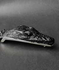 Череп крокодила - пряжка для ремня