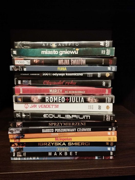 Filmy DVD pakiet 18 filmów hity
