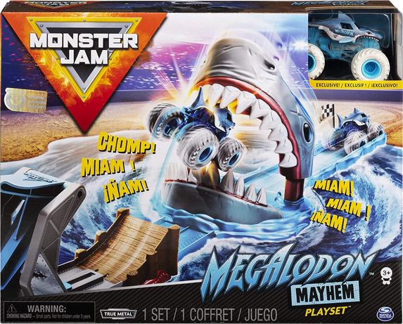 Трек для монстр-траков Monster Jam Акула Мегалодон Megalodon Mayhem