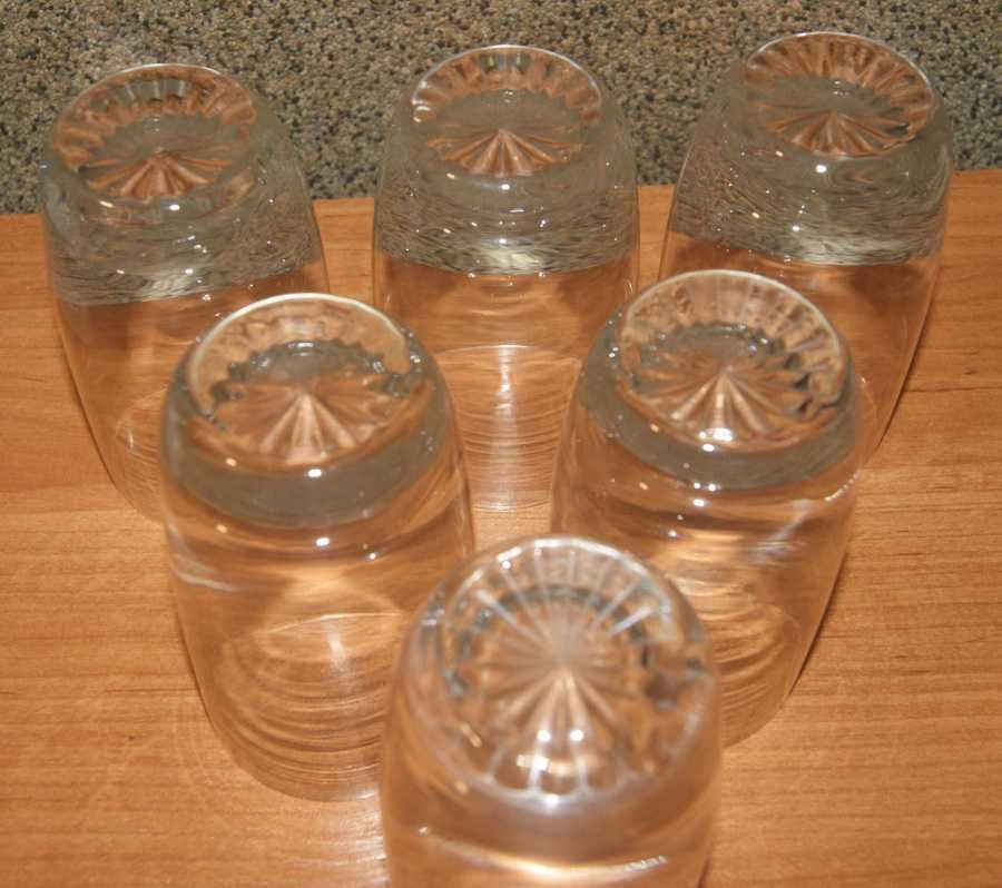 Szklanki z grubym dnem do napojów coli 200 ml 6 sztuk