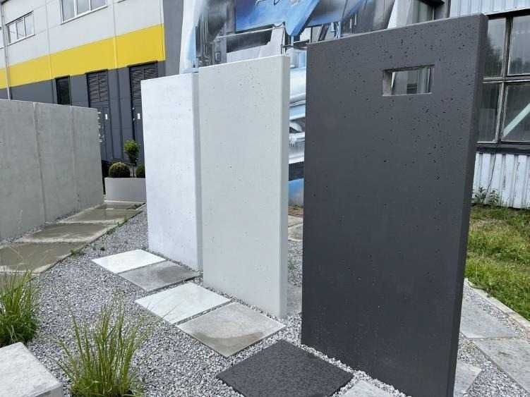 Mur betonowy L mury betonowe bloczki ogrodzeniowe Łódź