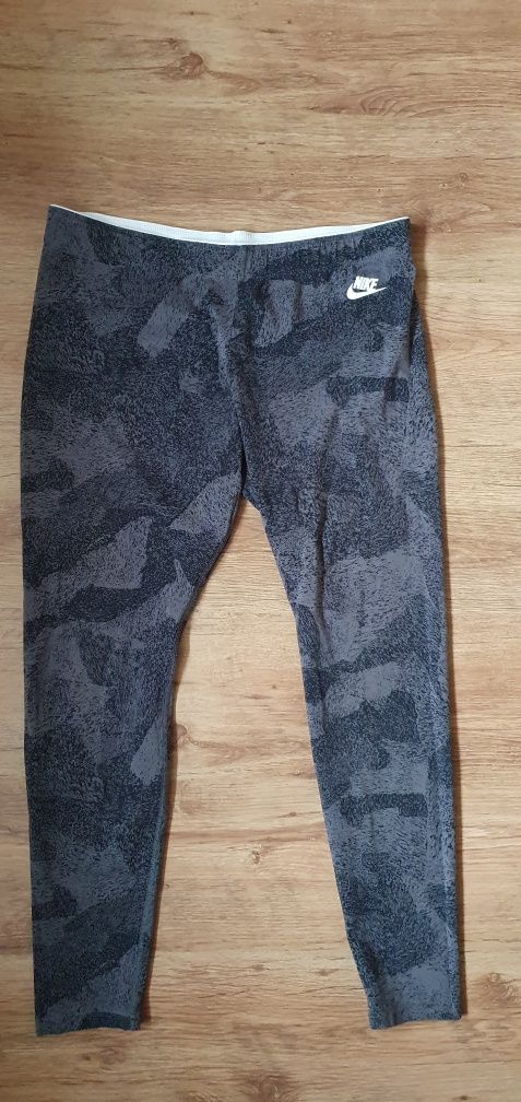 NIKE rozmiar XL długie legginsy spodnie getry sport fitness