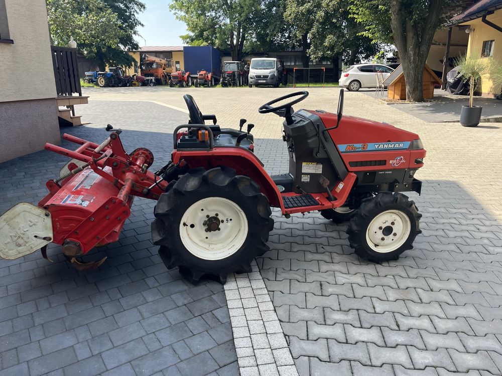 Traktorek yanmar ke3 14 km 4x4 glebogryzarka ladny stan