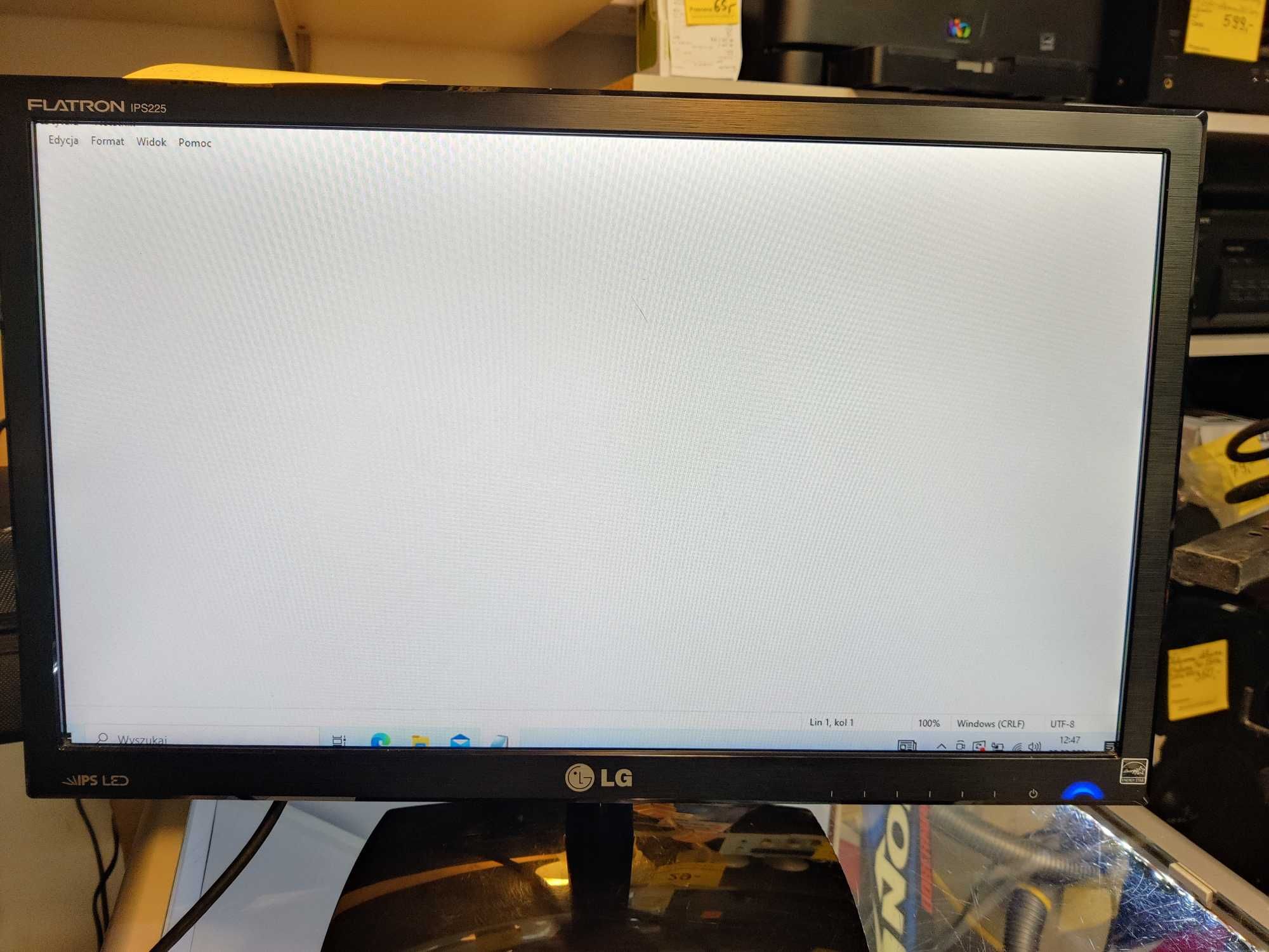 Monitor LG Flatron IPS225 22";Madej S.C. Igielna Jasło