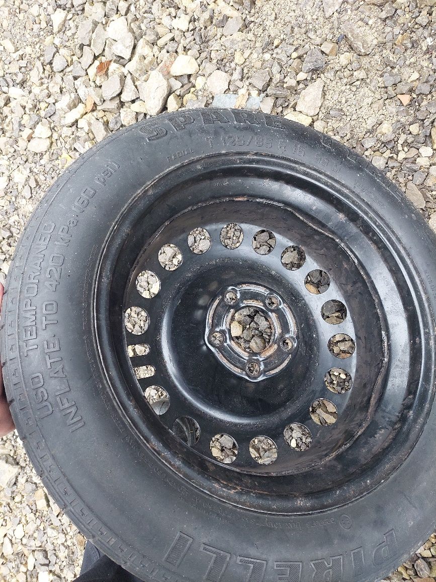 Koło dojazdowe saab 93 opel 5x110 Pirelli 125/85 r16 9-3 fl 2007r