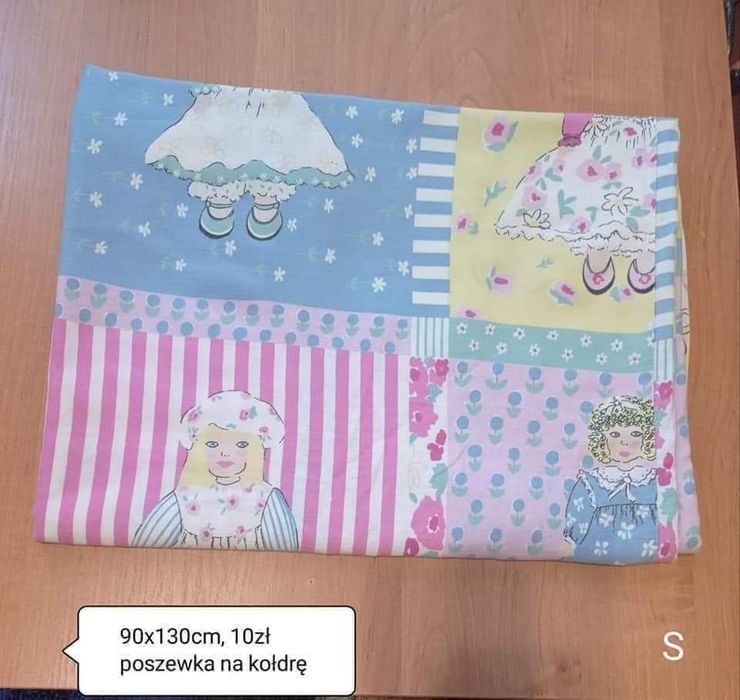 Poszewka na kołdrę 90cmx 130cm dziecięca laleczki lalki do łóżeczka