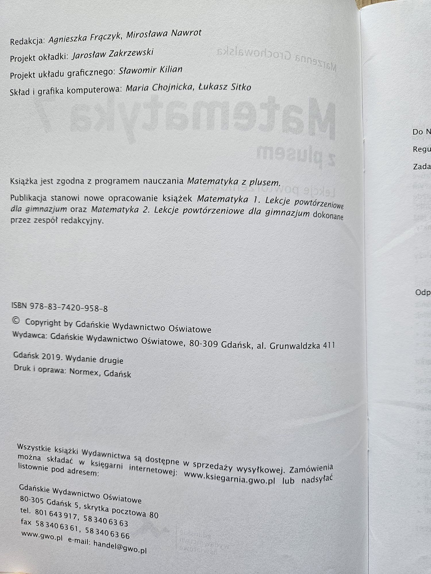 Matematyka z plusem klasa 7