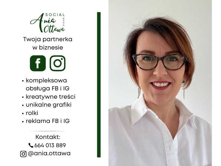 Kompleksowa obsługa Facebook, Instagram, kampanie reklamowe, Canva